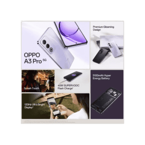 OPPO A3 Pro | 5G | 8 GB RAM | 128 GB | Starry Black