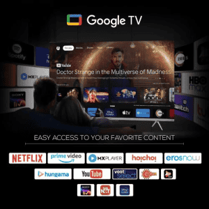 Haier LED Smart TV with Smart Google TV | 139 cm (55 Inch) | Ultra HD | 4K | 55P7GT