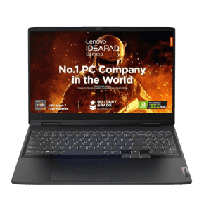 Lenovo IdeaPad 3 Gaming Laptop | AMD Ryzen 7 | 7735HS | 16GB | 512GB SSD | NVIDIA RTX 3050 6GB | Onyx Grey | 82SB00QYIN