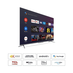 TCL 50P715  | 126 cm (50 inch) | Ultra HD-4K | LED Smart Android TV with Full Screen & Handsfree Voice Control