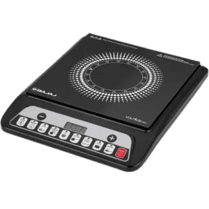 BAJAJ ICX 140TS Induction Cooktop | 1400W | Push Button | Black