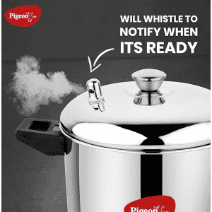 Pigeon Stainless Steel Idly Maker | 4 Plates Compatible with Induction and Gas Stove | 15599