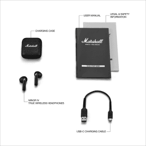 Marshall Minor IV | True Wireless | Bluetooth | Black