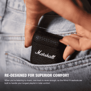 Marshall Minor IV | True Wireless | Bluetooth | Black