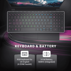 Dell Gaming G15 Laptop | Intel 13th Gen | i7 13650HX Processor | 16GB | 1TB SSD | Dark Shadow Gray | OGN5530112301RIN