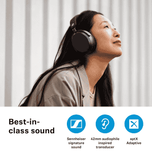 Sennheiser Momentum 4 Wireless Over Ear Headphones | ANC | Black