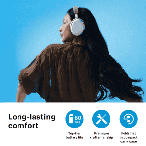 Sennheiser Momentum 4 Wireless Over Ear Headphones | ANC | Black