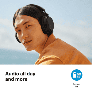 Sennheiser Accentum Headphones | Hybrid ANC | Black | ACAEBT