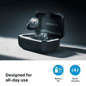 Sennheiser Momentum True Wireless 4 in Ear Earbuds | Bluetooth 5.4 | Lossless Audio | Black Copper | MTW4