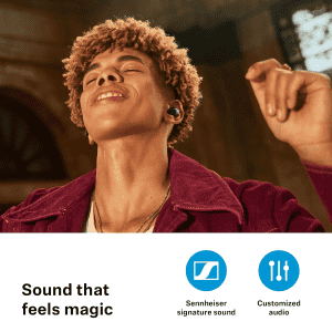 Sennheiser Accentum True Wireless in Ear Earbuds | Bluetooth 5.3 | Crystal Clear Sound | Hybrid ANC | White