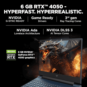 HP Victus  Gaming Laptop  | AMD Ryzen 7 Octa Core 8845HS | 16 GB | 1 TB SSD | 6 GB Graphics NVIDIA GeForce RTX 4050  | Blue | 15-fb2117AX