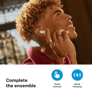 Sennheiser Accentum True Wireless in Ear Earbuds | Bluetooth 5.3 | Crystal Clear Sound | Hybrid ANC | White