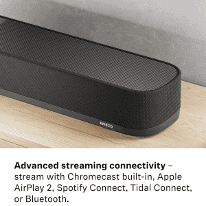 Sennheiser AMBEO Plus Soundbar | 400W | Bluetooth with Remote | Black