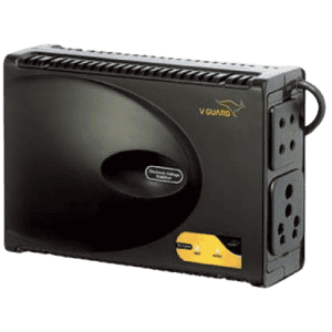 V-Guard Crystal Voltage Stabilizer | Black