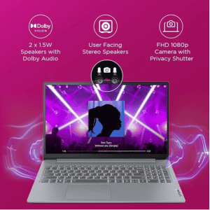 Lenovo IdeaPad Slim 3i  | Intel Core i5 12th Gen 12450H | 16 GB | 512 GB SSD | Arctic Grey | 83ER008GIN