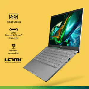 Acer Swift Go 14 | AMD Ryzen 5 Hexa Core 7530U | 8 GB | 512 GB SSD | Pure Silver | 1SFG14-41