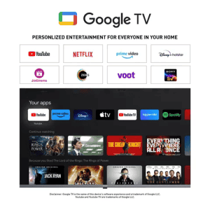 Panasonic 4K Ultra HD LED Google TV | 139 cm (55 inch ) | TH-55MX740DX