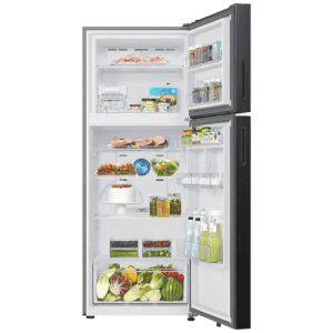 Samsung BESPOKE AI Double Door Refrigerator | 419 L | Luxe Black | RT45DG6A4DBXHL