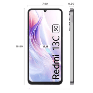 REDMI 13C 5G | 8GB | 256GB | Startrail Silver