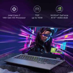 Lenovo LOQ Gaming Laptop | Intel Core i7 14th Gen  | 16 GB | 1TB SSD | RTX 4060 | Luna Gray | 83DV00B8IN