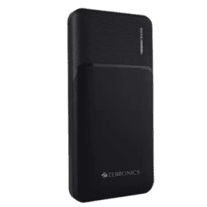 ZEBRONICS  Power Bank | 10000 MAH | Black | MB10000S9
