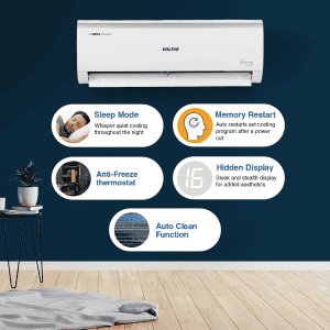 Voltas 125V Vectra Elite Adjustable Inverter Split AC | 1 Ton | 5 star |  I/D- SAC 125V