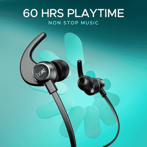 boAt Rockerz 255 Pro+ | ASAP Charge | upto 60 Hours Playback | Bluetooth | Active Black