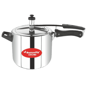 Butterfly Orchid 6 L Induction Bottom Pressure Cooker | Stainless Steel