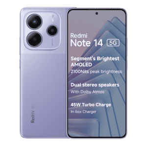 Redmi Note 14 5G | 8 GB | 256 GB | Phantom Purple