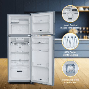 Whirlpool  Frost Free Double Door Refrigerator | 235 L | 2 Star | Titan Steel | 22099 | NEO DF 278