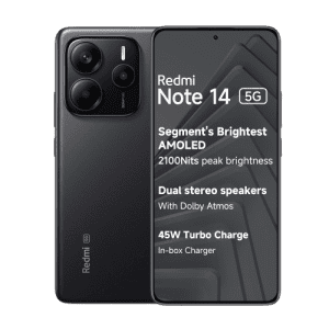 Redmi Note 14 5G | 6 GB | 128GB | Titan Black