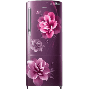 SAMSUNG Direct Cool Single Door Refrigerator | 183 L | 3 Star | Camellia Purple | RR20C2723CR/NL