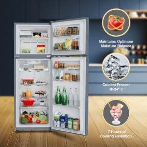 Whirlpool Frost Free Double Door Refrigerator | 3 Star | 235 L | IF INV ELT DF278
