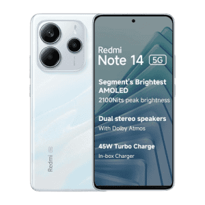 Redmi Note 14 5G | 8 GB | 256 GB | Mystique White