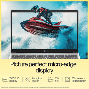 HP AMD Ryzen 5 Thin & Light Laptop | 7520U | 16GB | 512GB SSD | Anti-Glare | AMD Radeon Graphics | Backlit KB | Silver | fc0156AU