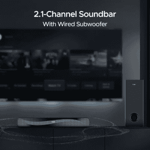 boAt Aavante Bluetooth Soundbar | 50 W | Master Remote Control | Premium Black | A1040