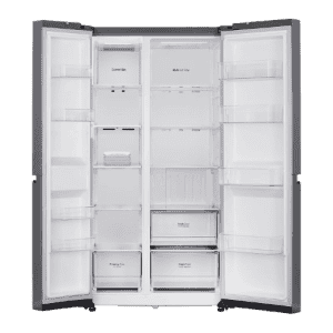 LG Side by Side Refrigerator | 650L | Convertible Multi Air Flow | 3 Star | Dazzle Steel | GL-B257JDS3