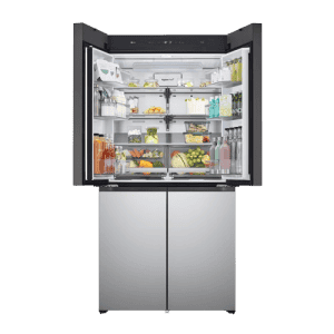 LG French Door Smart Wifi Enabled Refrigerator | 614 L | 3 Star | Frost Free | Green Sliver | GR-B24FQSJB AGEQEBN SBS