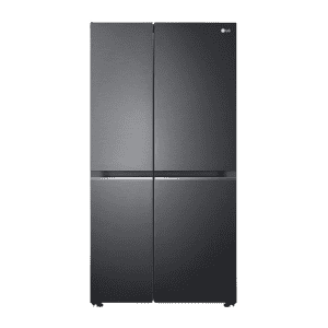 LG Side by Side Refrigerator | 650L | 3 Star | Smart Diagnosis | Matte Black Finish | GL-B257EMC3 DMCZEBN SBS