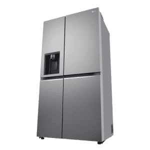 LG Side by Side Refrigerator | Frost Free | 3 Star | 630L | Water & Ice Dispenser | Shiny Steel | GL-L257CPZ3 DPZZEBN SBS