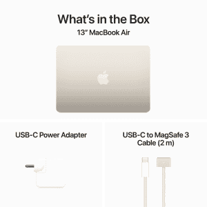 Apple MacBook Air M3 | 24 GB | 512 GB SSD | Starlight | MC8P4HN/A