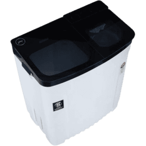 Godrej Semi Automatic Top Load | 8 kg | Black White | WSEDGE ULT 80 5.0 DB2M CSBK