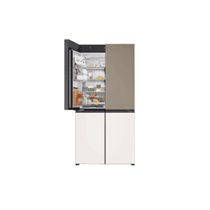 LG Frost Free French Door Refrigerator | 614 L | 3 Star | Smart Wifi Enabled with Door Cooling Plus | Clay Brown & Beige | GR-B24FQGJB