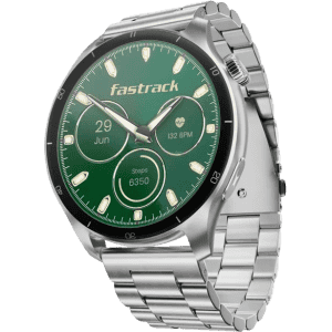Fastrack Dezire FX1 Pro Smartwatch  |  AMOLED Display | 1.43 inch | Silver Metal