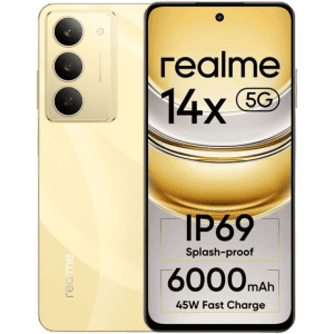 Realme 14x 5G | 8 GB | 128 GB | Golden glow | RMX3940