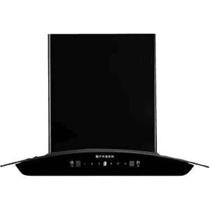 Faber SUNNY IN HC SC FL LG 60 Auto Clean Wall Mounted Chimney | 60 cm | Black | IN HC SC FL LG 60