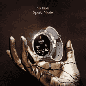 boAt Enigma Z20 Amoled Smartwatch with Bluetooth Calling | Brown Leather