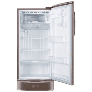 LG Direct Cool Single Door Refrigerator | Stabilizer Free Operation | 210 L | 3 Star | Fawn Steel | GL D231AFSD