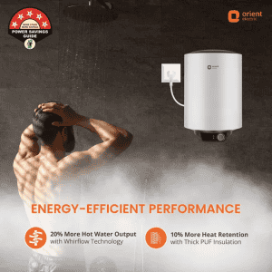 Orient Maverick Water Heater | 10L | 5 Star | Grey