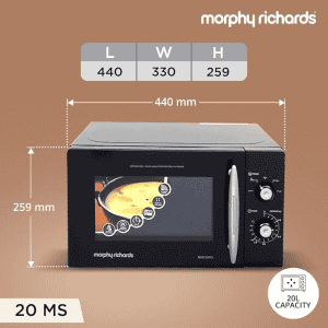 Morphy Richards Solo Microwave Oven | 20 L | Black